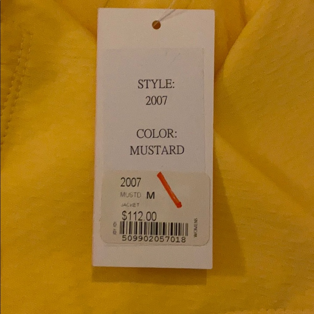 Yellow Cropped Jacket - Picture 6 of 6